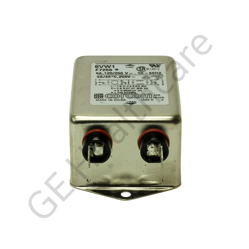 FILTRO, FILTRO DE ALIMENTACIÓN LINEAL CORCOM 6VW1 FILTRO, FILTRO DE ALIMENTACIÓN LINEAL CORCOM 6VW1